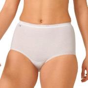 Sloggi Truser 4P Basic Plus Maxi Hvit bomull 46 Dame