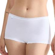 Sloggi Truser Basic Short Hvit bomull 42 Dame