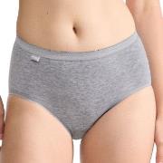 Sloggi Truser Dam Basic Midi Grå bomull 50 Dame