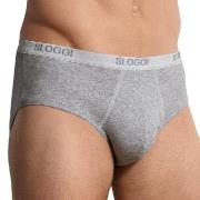 Sloggi For Men Basic Midi Grå bomull Large Herre
