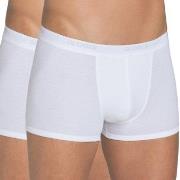 Sloggi 2P For Men Basic Short Hvit bomull X-Large Herre