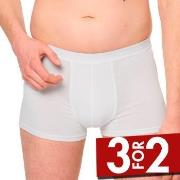 Sloggi 2P Men 24 7 Short Hvit bomull Medium Herre