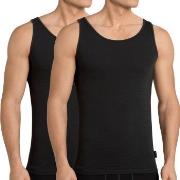 Sloggi 2P Men 24 7 Vest Svart bomull X-Large Herre