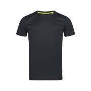 Stedman Active 140 Crew Neck Svart polyester Large Herre