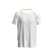 Stedman Active 140 Raglan For Men Hvit polyester Small Herre