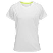 Stedman Active 140 Raglan For Women Hvit polyester Large Dame