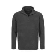 Stedman Active Fleece Half-Zip For Men Grå polyester Small Herre