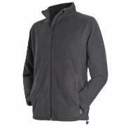 Stedman Active Fleece Jacket For Men Grå polyester XX-Large Herre