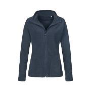 Stedman Active Fleece Jacket For Women Mørkblå polyester Small Dame