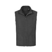 Stedman Active Fleece Vest For Men Grå polyester Medium Herre