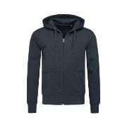 Stedman Active Hooded Sweatjacket For Men Mørkblå Small Herre