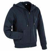 Stedman Active Hooded Sweatjacket For Men Mørkblå XX-Large Herre