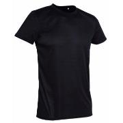 Stedman Active Sports-T For Men Svart polyester Large Herre