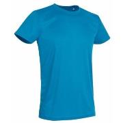 Stedman Active Sports-T For Men Blå polyester Small Herre