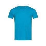 Stedman Ben (Crew Neck) For Men Blå ringspunnet bomull Medium Herre