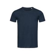 Stedman Ben (Crew Neck) For Men Marine ringspunnet bomull Medium Herre