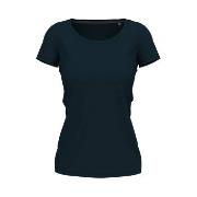 Stedman Claire Crew Neck Marine ringspunnet bomull X-Large Dame