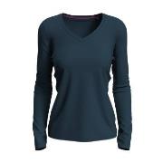 Stedman Claire V-neck Long Sleeve Marine ringspunnet bomull X-Large Da...