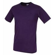 Stedman Classic Men T-shirt Mørkelilla bomull Large Herre