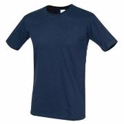 Stedman Classic-T Fitted For Men Marine bomull Medium Herre