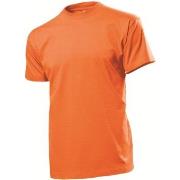 Stedman Comfort Men T-shirt Oransje bomull Large Herre