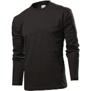 Stedman Comfort-T Long Sleeve Svart bomull XX-Large Herre