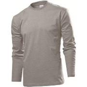 Stedman Comfort-T Long Sleeve Grå bomull XX-Large Herre