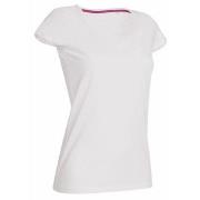 Stedman Megan Crew Neck Hvit ringspunnet bomull Medium Dame