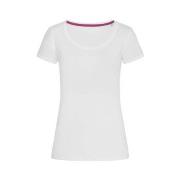 Stedman Megan Crew Neck Hvit ringspunnet bomull Large Dame