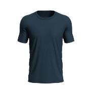 Stedman Morgan Crew Neck Marine ringspunnet bomull Small Herre