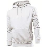 Stedman Sweatshirt Hooded Men Hvit Medium Herre