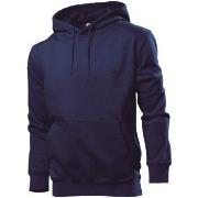 Stedman Sweatshirt Hooded Men Marine Small Herre