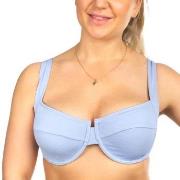 Sunseeker Rustic Sweetheart Underwire Bikini Bra Lysblå polyamid D 44 ...