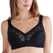 Swegmark BH Cotton Star Soft Bra Svart bomull B 85 Dame