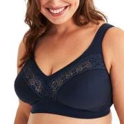 Swegmark BH Cotton Star Soft Bra Marine bomull B 75 Dame