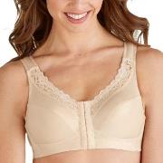 Swegmark BH Maj Front Closure Soft Bra Beige C 75 Dame