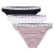 Tommy Hilfiger Truser 3P Essentials Bikini Briefs Hvit/Marine bomull S...