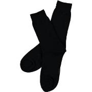 Topeco Strømper Men Classic Socks Plain Svart Str 41/45 Herre