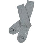 Topeco Strømper Men Classic Socks Plain Grå Str 41/45 Herre