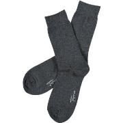 Topeco Strømper Men Classic Socks Plain Mørkgrå  Str 41/45 Herre