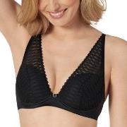 Triumph BH Aura Spotlight Plunge Bra Svart E 80 Dame