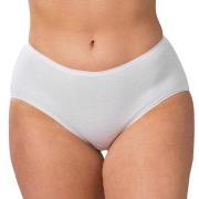 Trofe Cotton Midi Truser Hvit bomull Large Dame