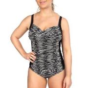 Trofe Graphic Bali Swimsuit Svart/Hvit B 40 Dame