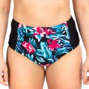 Trofe Tropical High Waist Bikini Brief Svart blomstre 48 Dame