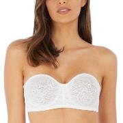 Wacoal BH Halo Lace Strapless Bra Benhvit C 70 Dame