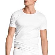 Calida Authentic Cotton Crew Neck T-shirt Hvit bomull Medium Herre