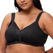 Triumph BH Modern Lace Cotton Soft Bra Svart C 110 Dame