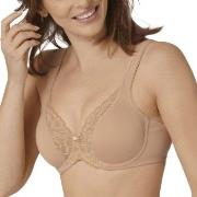 Triumph BH Modern Lace Cotton Underwire Bra Beige B 85 Dame