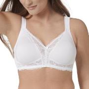 Triumph BH Modern Lace Cotton Soft Bra Hvit A 90 Dame