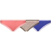 Calvin Klein Truser 3P Bottoms Up Refresh Bikinis Blå/Rosa nylon X-Sma...